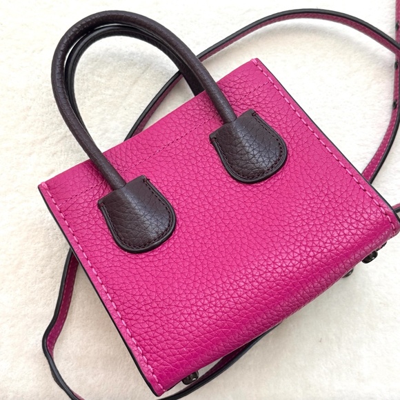 Coach Glovetanned Pebble Leather Colorblock Mini Tote Bag - Picture 5 of 10